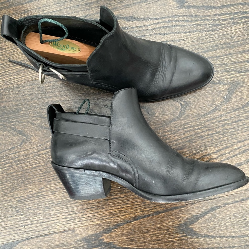 Rag&bone Sullivan booties black leather